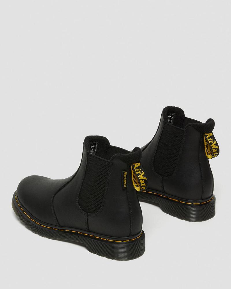 Botas de Invierno Dr Martens 2976 Warmwair Cuero Hombre Negros | MX 240UZG